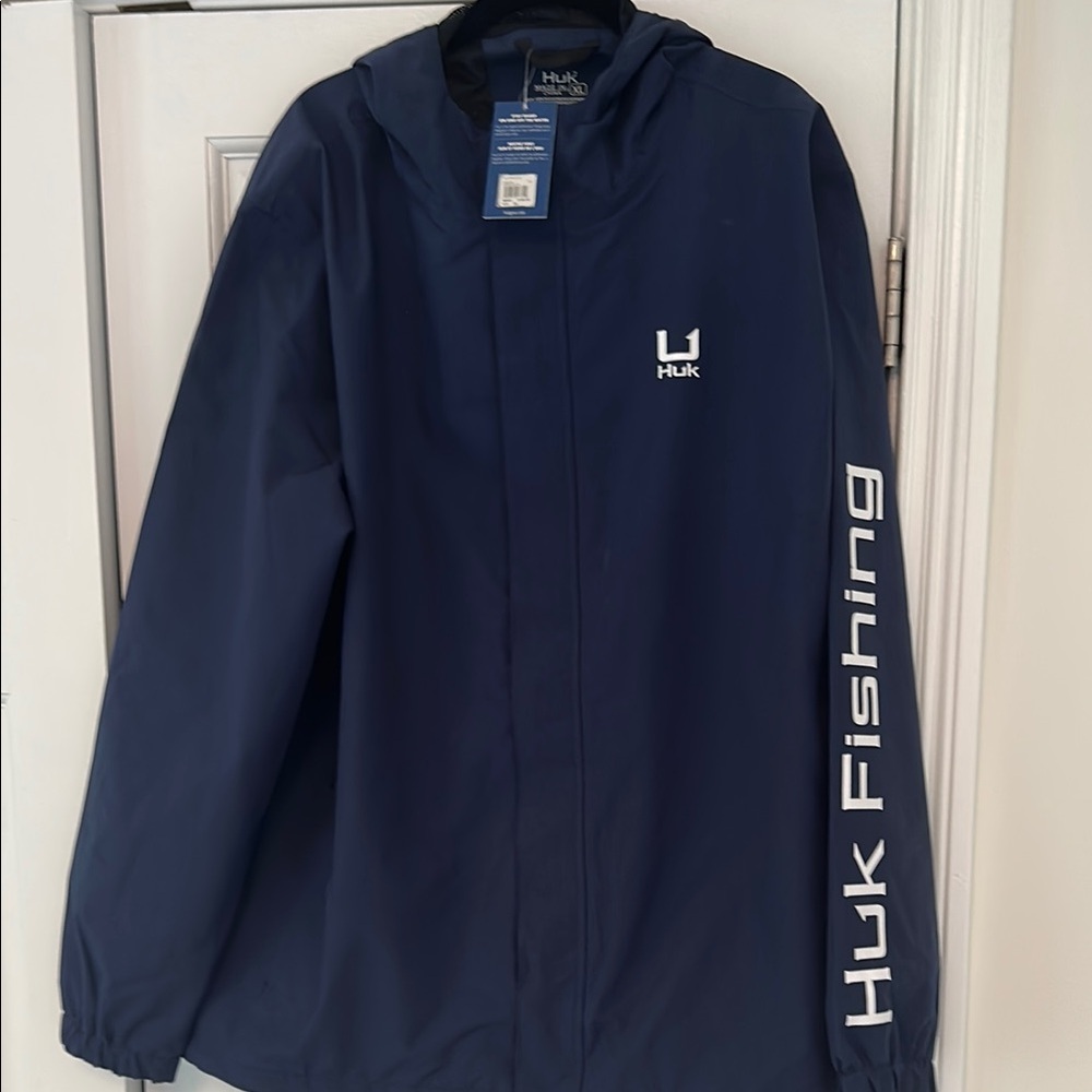 Huk Navy Blue Fishing Jacket